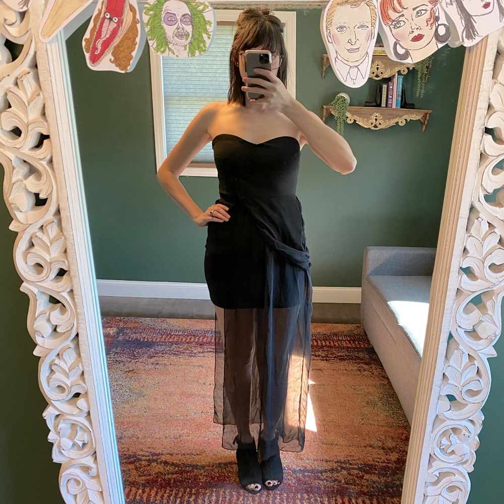 Alythea Black Mini Dress